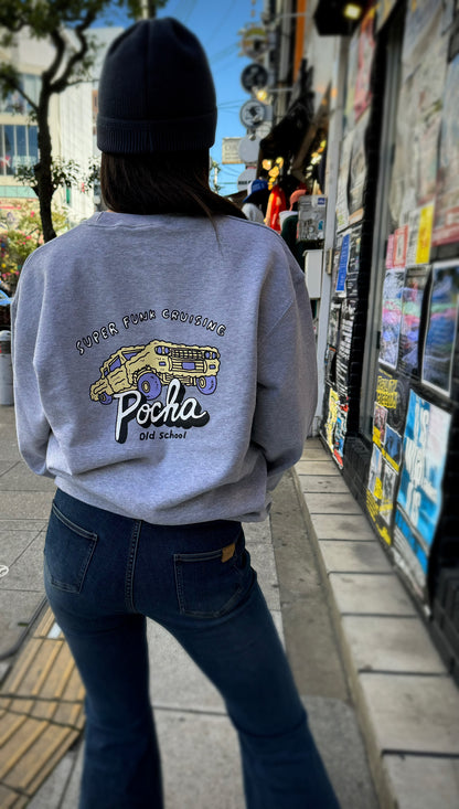 SUPER FUNK CRUISING SWEAT SHIRT (GrayYellow)