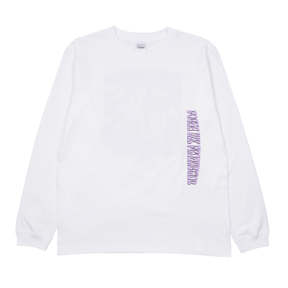 Dining Street L/S Tee (White)