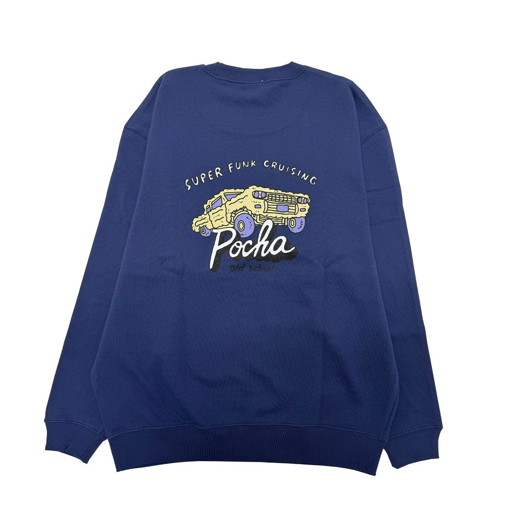 SUPER FUNK CRUISING SWEAT SHIRT (IndigoYellow)