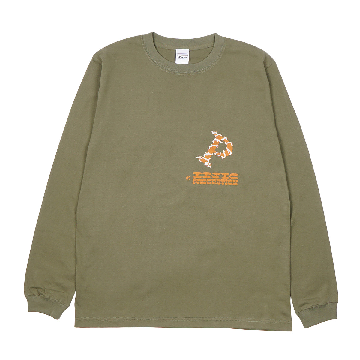 Metal Wire L/S Tee (Light Olive)