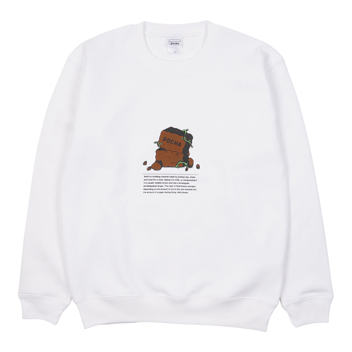 Old Brick Sweat Shirt (White)