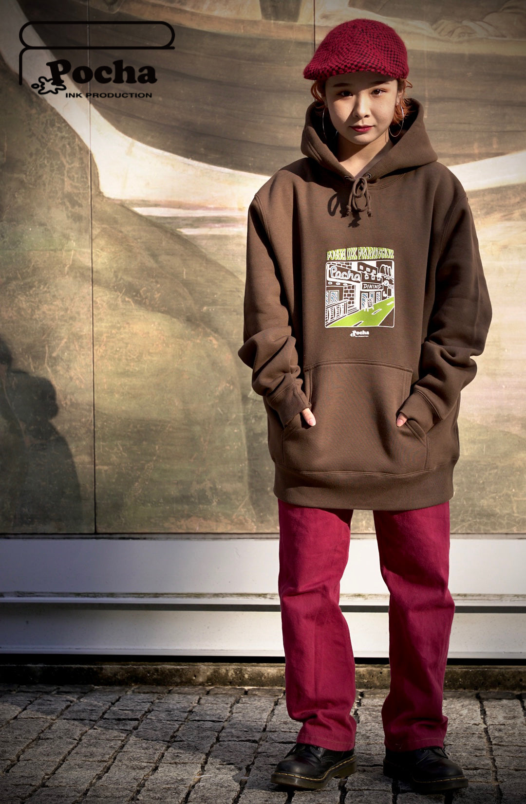 Dining Street Hoodie (Brown)