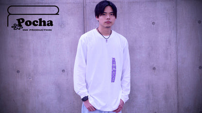 Dining Street L/S Tee (White)