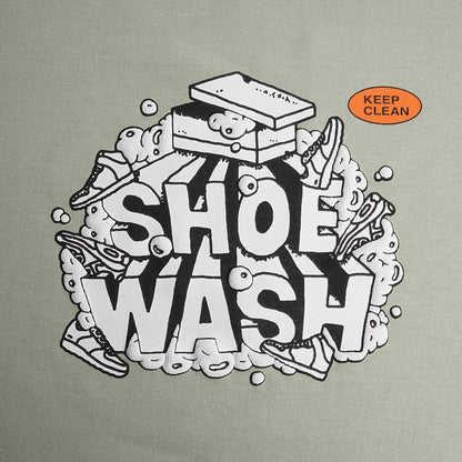 SHOE WASH L/S Tee (Sage Green)