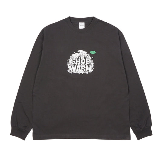 SHOE WASH L/S Tee (Sumi)